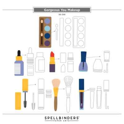 Gorgeous You Makeup Dies by Spellbinders