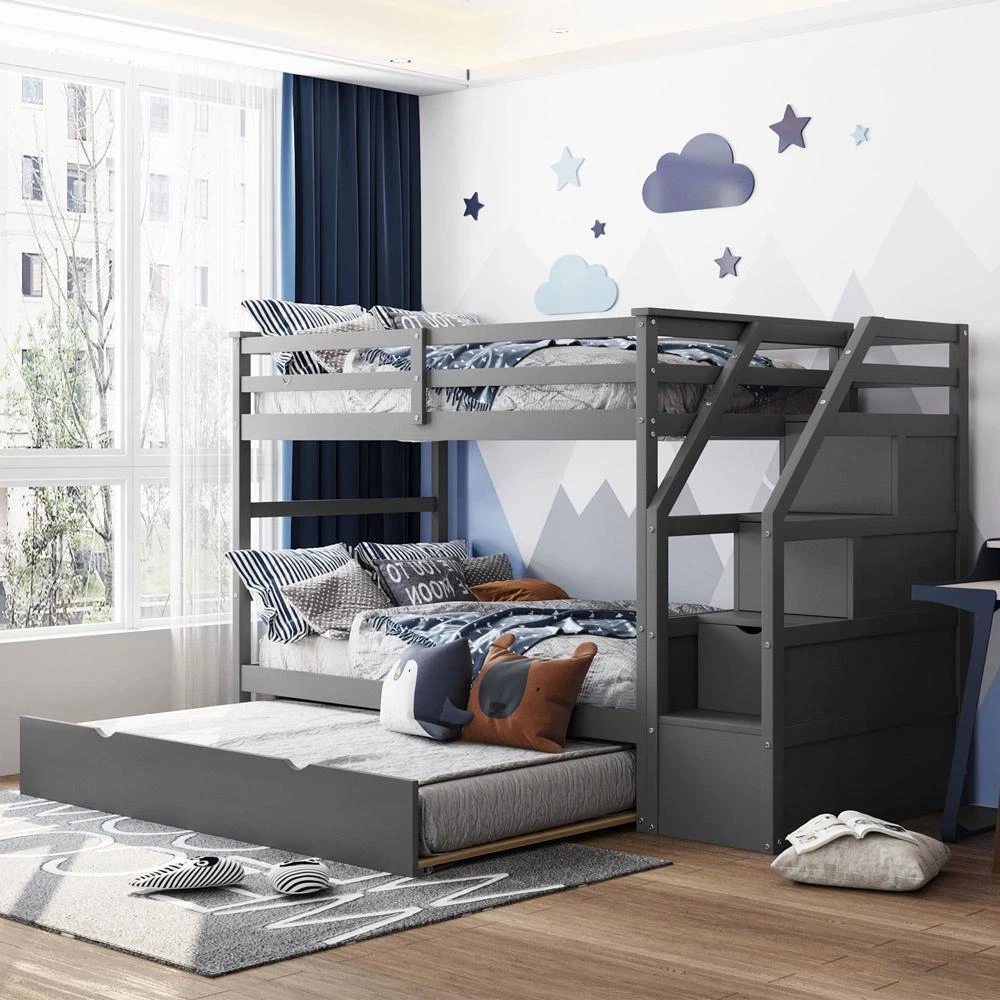 Extra long 2024 twin bunk beds