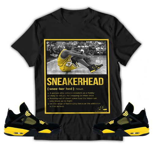 Shirt Match Jordan 4 âThunderâ - 'Goat Number 23' Unisex tee | eBay