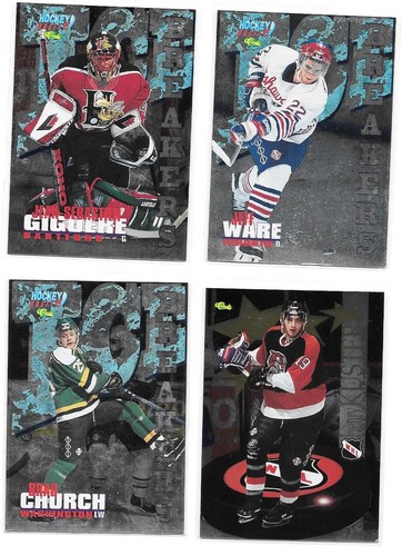 1995 Classic CHL Hockey Draft Silver & Gold Foil Parallel and Insert Cards - Picture 60 of 61