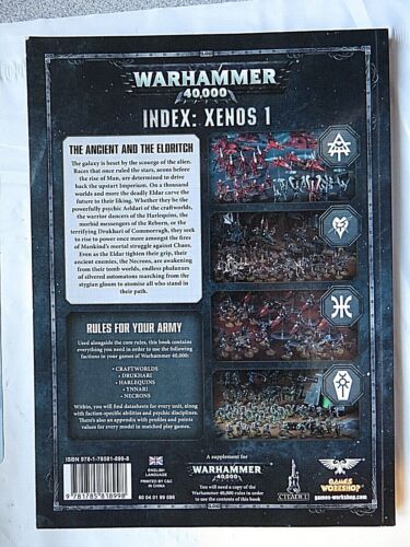 Warhammer 40.000 INDEX: Xenos 1 Softcover Buch Games Workshop Necrons Drukhari - Bild 2 von 2