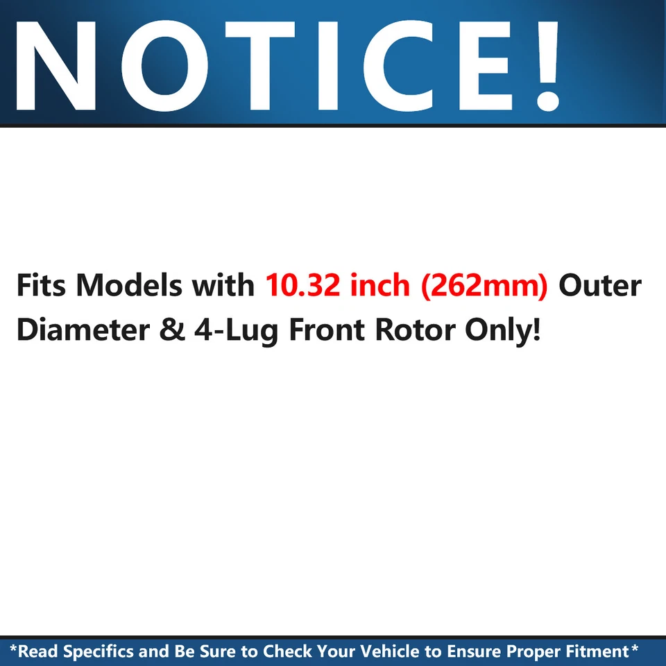 Rotores de freno de disco delanteros y pastillas de freno de cerámica para Honda Civic Insight Acura EL Foto 3 de 4