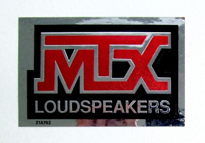 MTX Mitek VERY RARE Vintage Bumper Sticker Decal | 2.5'' x 3.5'' | FREE SHIP