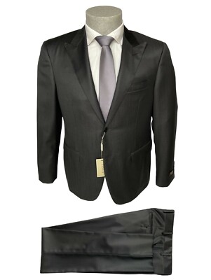 Herren Schneiderkleid CANALI, anthrazitgrau DROP 8 aus reiner Schurwolle,-50% 