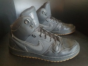 Nike Son of Force Mid Winter Mens Size 8 Black Athletic Shoes | eBay