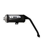 Muffler Exhaust Pipe for 150cc-200cc Go Kart Atv Fit Kandi TaoTao SunL Jcl Buggy