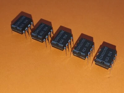 5x CD40107BE Dual 2-Input NAND-Gate RCA DIP8