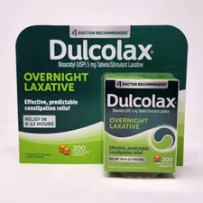 Dulcolax Laxative Tablets (Bisacodyl USP 5mg) 200 Coated Tablets Exp: 01/27