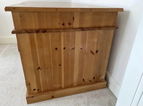 Bespoke Hand Made Large Solid Pine /Brass drawers Desk Table Excel. condition - Picture 12 of 12