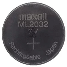 Maxell ML2032 2032 One Single Lithium Rechargeable Coin Cell Battery 3V Japan