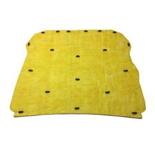 Hood Insulation Pad Heat Shield For 1961-1962 Chrysler 300 Black Front 1 Pc