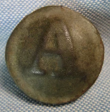 Dug Civil War Confederate Artillery Coat Button from Richmond