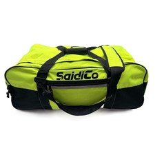 Saidico Large Hi-Viz Duffle Bag, Neon Yellow and Black Sports Equipment Gear Bag
