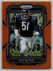 2022 Panini Prizm Football Orange Prizm Dick Butkus #54 PSA 9