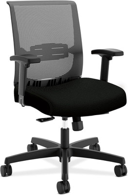 Convergence Ergonomic Office Chair with Lumbar Support and Adjustable Arms