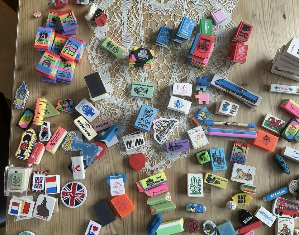 Novelty Erasers Over 200 Erasers A Wide Range of Designs New and Unused - Image 2 of 3