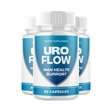 3-Pack Uro Flow for Men, UroFlow Prostate Health  Urinary Support -180 Capsules