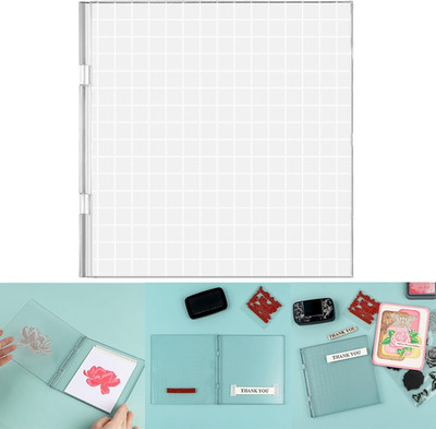 Stamp Positioning Tool,6.3X6.3 Inch Precise Stamp Platform for Accurate Craft St