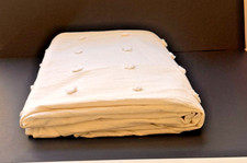 POTTERY BARN KIDS Twin DOT DUVET COVER White Cotton f
