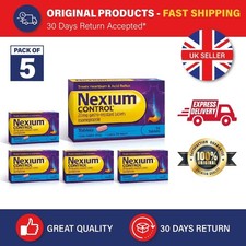 Nexium Control Tablets 20mg Packs of 5 x 14 Tablets = 70 Tablets | Exp 2026/27