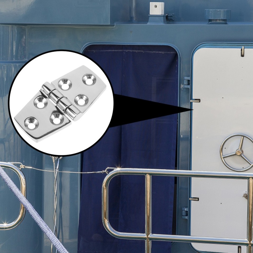 Heavy Duty Stainless Steel Rv Camper Door Hinge Self Closing Silver ...