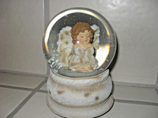 Spieluhr Engel in Glaskugel, Schneekugel, Neu mit OVP