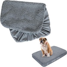 Dog Bed Covers Replacement Washable Cover Only 41 x 29" Grey