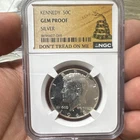 1968 Kennedy Half Dollar 50C NGC Gem Proof Silver Don't Tread On Me