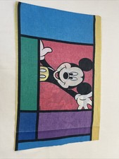 Disney Mickey Mouse  Goofy pillow case vintage