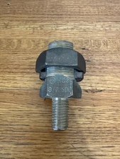 BURNDY KC34 3/0 500 Mechanical Grounding Connector, Cable to Flat, 3/0 AWG