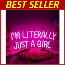 "Girl Neon Sign Pink LED Light for Bedroom Decor"