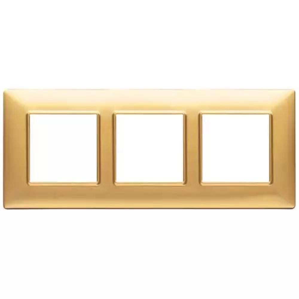 Placca 6M (2+2+2) Vimar Plana 14646.25 Oro Opaco | Prezzo Imbattibile