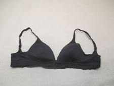 36C Warners Womens Black Lined Wireless Back Closure Opaque Demi Bra 10S