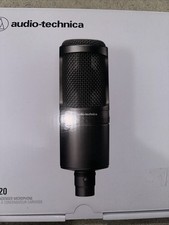 Audio-Technica AT2020 Cardioid Condenser Microphone - Black , With XLR CABLE