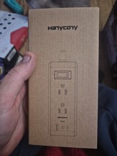 Flat Plug Power Strip, HANYCONY Ultra Thin Extension Cord, 6 Outlets 3 USB...