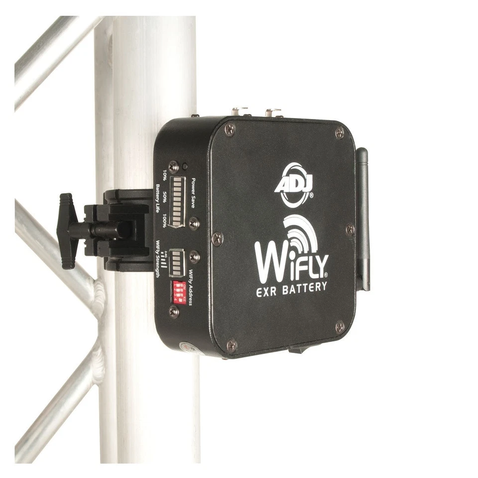ADJ WiFLY EXR Battery Wireless DMX Transceiver 2.4GHz Rechargeable Euro Plug - Image 3 of 4