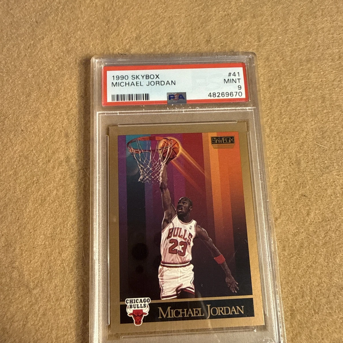 SkyBox Michael Jordan 9 Graded Basketball Sports Trading Cards