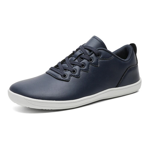 Men Barefoot Walking Shoes Wide Toe Box Zero Drop Artificial Leather Sneakers - Afbeelding 25 van 29