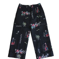 Vintage Chico's Tribal Print Cropped Pant - Chico's size 2