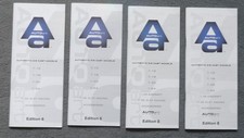 Autoart Konvolut Kataloge 4 St&uuml;ck je 2 Edition 6 Edition 8