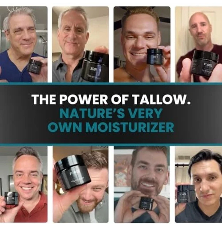 Forge Skin Men's Wrinkle Defense Beef Tallow Balm for Skin| Beef Tallow For Face - Image 3 of 4