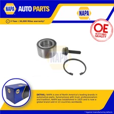 Wheel Bearing Kit fits VW AMAROK 2.0D Front 10 to 22 NAPA 2H0407627 2H0407627A
