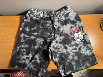 Jeff Staple Pigeon Tie Dye Fleece Shorts, Size 2XL, New With Tags