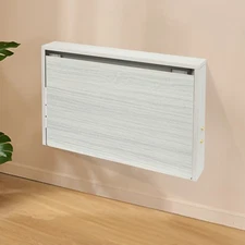Folding Wall Table, Fold Down Table Wall Mounted, Round Corners Folding Table