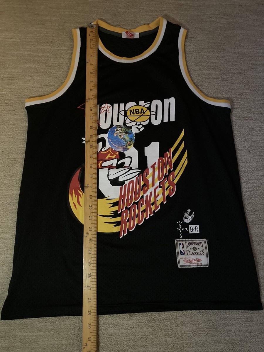 Travis Scott Cactus Jack Houston Rockets Jersey Mens XL NBA