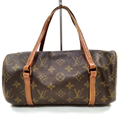 Louis Vuitton Monogram LV Awesome Papillon 26 Barrel Bag Cylinder