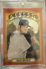 2021 Topps Heritage Max Muncy #2 Chrome Red Refractor /372 Dodgers