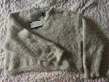 NWT Art Class Girl's Black Crochet Cardigan Sweater Size XL 14