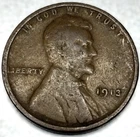 1913-P Lincoln Wheat Cent ~ Good Condition - Early Date Penny 1c One Cent - 0785