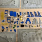 Lot of DAMAGED Vintage LEGO Classic Space Parts & Raised Baseplates Futuron 497